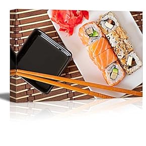 Japanese Food Sushi and Sashimi Wall Decor