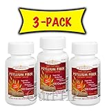Konsyl Psyllium Fiber Capsules 100 Count 3 Pack