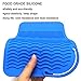 Heat Resistant Mat for Curling Irons, Hair Straightener, Flat Irons and Hair Styling Tools 9″ x 6.5″, Food Grade Silicone, Bluethumb 3