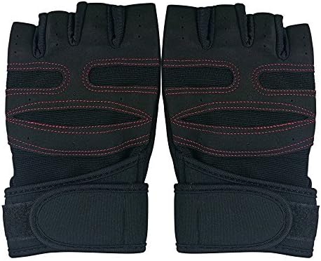 Sport Gloves -WYgroup Men's Weight Lifting Half Finger Skid Resistance Breathable Biking Bicycle Gloves for Exercise, Outdoor Sports, Riding Racing Equipment - L Size