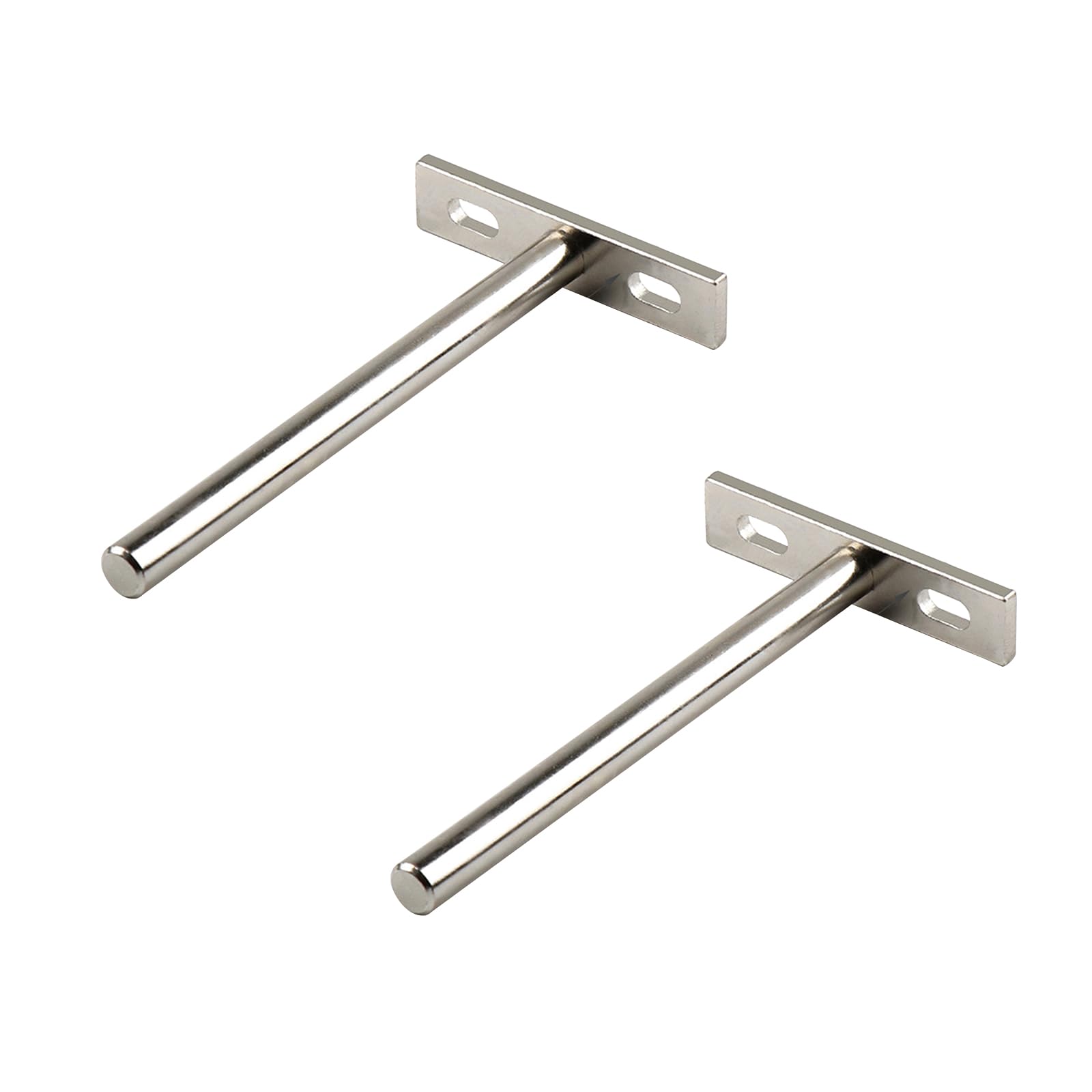 2Pcs Floating Shelf Brackets 5 Inch Invisible Shelf Supports Hidden Shelf Brackets for Wall Mounted Decoration Cabinet Furniture Shelf Support