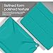 iPad Air 2 Case, Apple iPad Air 2 Case, rooCASE Origami Ultra Slim Fit Thin Lightweight Shell PU Leather Folio Case with Auto Sleep Wake Smart Cover, Turquoise Mint (will NOT fit New iPad 2017)