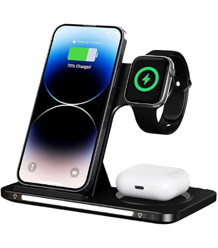 Galvanox Carregador AirPods Pro - Estação de carregamento sem fio