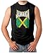 Distressed Jamaican Jamaica Flag Men's SLEEVELESS T-shirt Tee