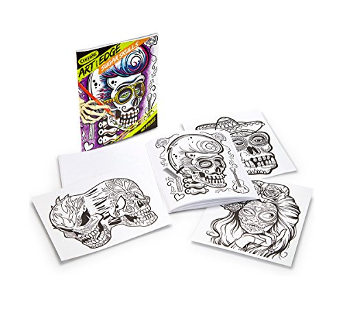 Crayola 04-0031 Art with Edge, Sugar Skulls Coloring Book