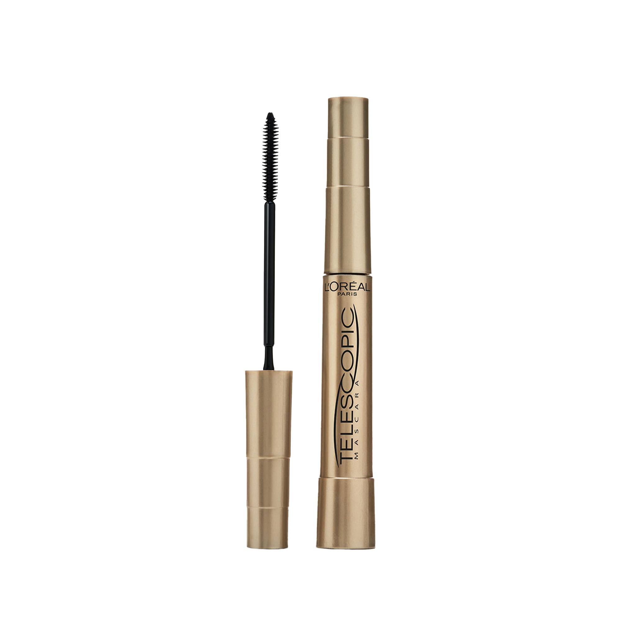 L'Oréal Paris Mascara, Telescopic Original Mascara to Achieve Dramatic Length & Definition, Up to +71% Lengthening Effect, Smudge-Resistant and Long-Wearing Formula for Up to 36H Wear, 8ml