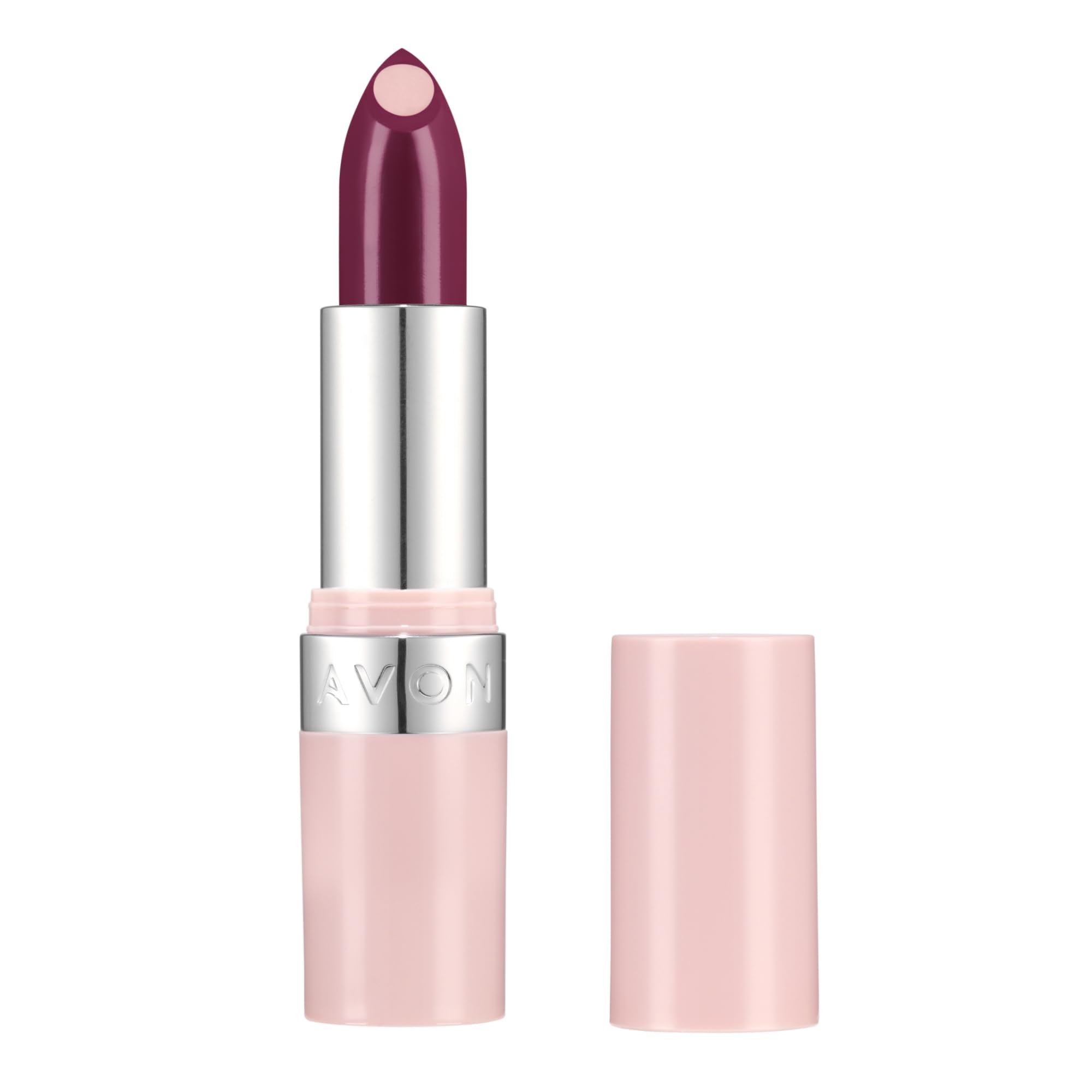 Avon Hydramatic Shine Lipstick 3.6g | Hydrating Intense Colour | SPF 20 | Plumper and Smoother Looking Lips | Cruelty Free | Hydra Shine Burgundy