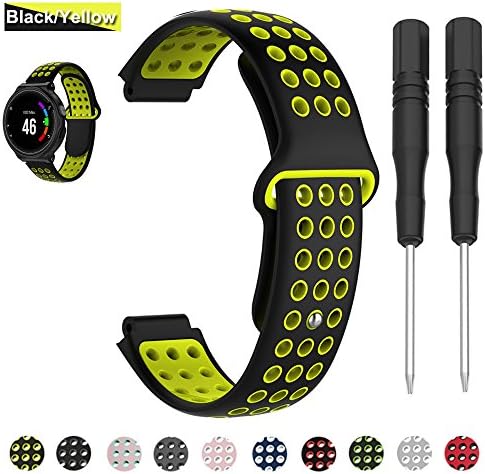 Strap For Garmin Forerunner 220 230 235 630 620 735 645, Silicone Band Bracelet Dual-colors Watchband Wristband For Garmin Forerunner 220 230 235 630 620 735 645 Watch