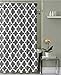 Ruthy's Textile Geometric Patterned Shower Curtain, Grey