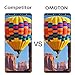 Samsung Galaxy Note 8 Screen Protector [2-Pack] - OMOTON [Cover Curved Edges] [Case Friendly] [High Responsivity] Wet Applied HD Screen Protector for Samsung Galaxy Note8