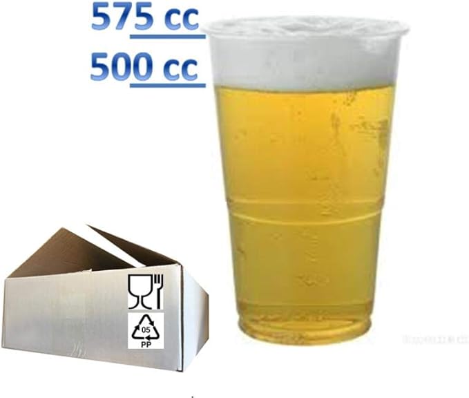 Kpack 50 Bicchieri Trasparenti MONOUSO 25cl (tacca 250cc) PLASTICA PP