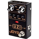 JOYO High-Gain Distortion Guitar Pedal, American &amp; British Voicing via Bias Knob with 3-Band EQ &amp; Dynamic Balance, True Bypass (UZI R-03)