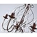 Aero Snail 5-Light Candle Chandelier Country Painting Crystal Lighting Fixture
