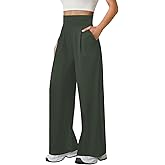 JEKAOYI Womens Wide Leg Yoga Pants High Waisted Loose Stretch Lounge Workout Gym Trousers with Pockets