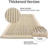 FUKUMARU Cat Scratcher Mat 40x60 cm Natural Sisal Cream view 3
