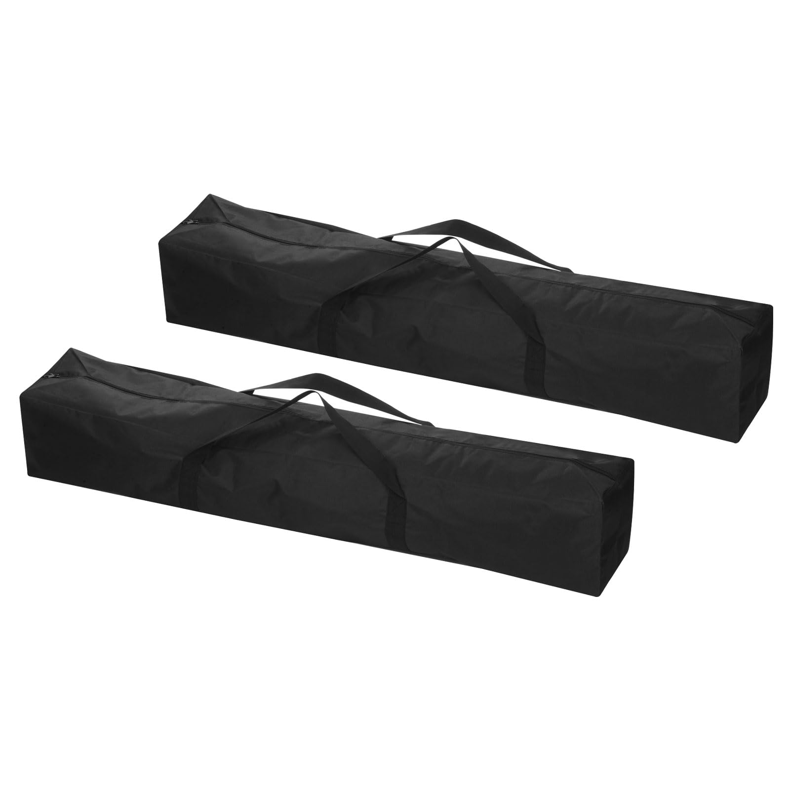 PATIKIL 35 Inch Replacement Bag, 2 Pack Nylon Folding Chair Storage Bag with Large Zipper Shoulder Strap for Beach Camping Travel, Black