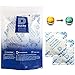 Dry & Dry 50 Gram [24 Packs] Orange Indicating(Orange to Dark Green) Mixed Silica Gel Packets - Food Safe Rechargeable Silica Packets Desiccants Silica Gel Packs Silica Gel Packets