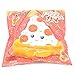 Kiibru Squishies Pizza Squishy Toys Funny Slow Rising Jumbo Cartoon Bread Scented (White)