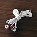 TwistieMag Strong Magnetic Twist Ties - The White Lies Collection - Pure White 6 Pack - Super Powerful Unique Solution For Cable Management, Hanging & Holding Stuff, Or Just For Fun!