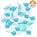 Xinzistar 50 Pieces Slime Charms Mixed Shark and Whale Slime Beads for DIY Crafts Slime Supplies