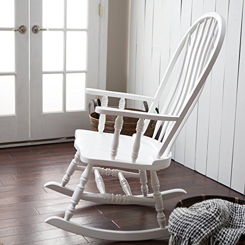Windsor Baby Nursery Rocking Chair - White - Thumbnail 2