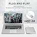 DohonesBest DVD Drive USB 3.0 External CD Drive, Classic Silvery External DVD CD Player & CD DVD +/-RW Writer/Rewriter High Speed Data Transfer for PC Laptops,Desktops,Notebooks Support Window10/ iOS