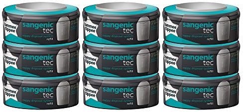 Tommee Tippee Sangenic Compatible Cassette (Pack of 9) by HealthLand