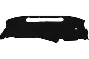 Hex Autoparts Dash Cover Mat Dashboard Pad Replacement for 1998-2004 Chevy S10 Pick Up (Black)