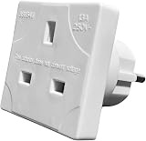 SOHAL UK to EU Travel Adapter Type C E F Plug Multi-Device Input view 1