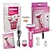 Electric Women Shaver 4 in 1 Rechargeable Cordless Eyebrow Nose Hair Trimmer Facial Body Hair Removal Painless Razor for Women Men