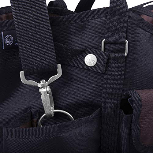 LEGACY - a Picnic Time Brand Wine Country Tote with Cheese Service and Corkscrew, Black - Thumbnail 4