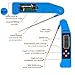 Cooking Thermometer,PATEA Instant Read Digital Food Cooking Thermometer with Long Collapsible Probe,Backlight and Talking functions for Kitchen,Grill,Steak, Candy,Milk,Water,BBQ MeatNThermometer(blue)