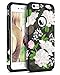 BENTOBEN iPhone 6 Case, iPhone 6S Case, Dual Layer Hybrid Heavy Duty Shockproof Protective Phone Case for iPhone 6 / 6S (4.7 Inch)-Peony Flower