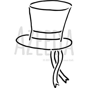 Large A2 Top Hat Wall Stencil Template Ws00016300