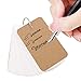 Koogel 300PCS Index Cards with Rings, 2.2 x 3.5 Small Flash Cards for Back to School, Portable Mini Blank Flashcards Study Notecard for Studying Note Taking To Do List Classroom College Supplies