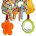 World of Eric Carle, The Very Hungry Caterpillar Developmental Horse Rattle Clip for Babies