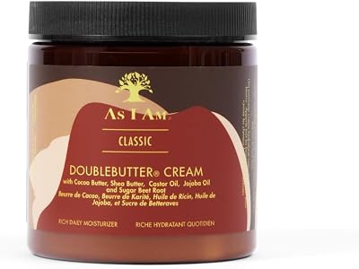 As I Am DoubleButter Cream Daily Moisturizer 8oz Curly Coily Hair Shea Cocoa