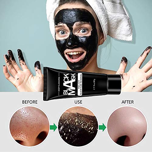 Blackhead Remover Mask Strips Peal off Blackhead Mask Bamboo Activated Charcoal Deep Cleansing Facial Mask for Face and Nose