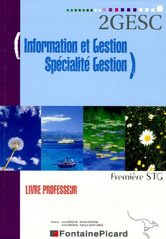 Information et gestion, spécialité gestion