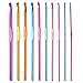 Crochet Kits, BCMrun 22 pcs Crochet Hooks with 69 Accessories Crochet Hooks Yarn Knitting Needles Sewing Tools Full Set Knit Gauge Scissors Stitch Holders