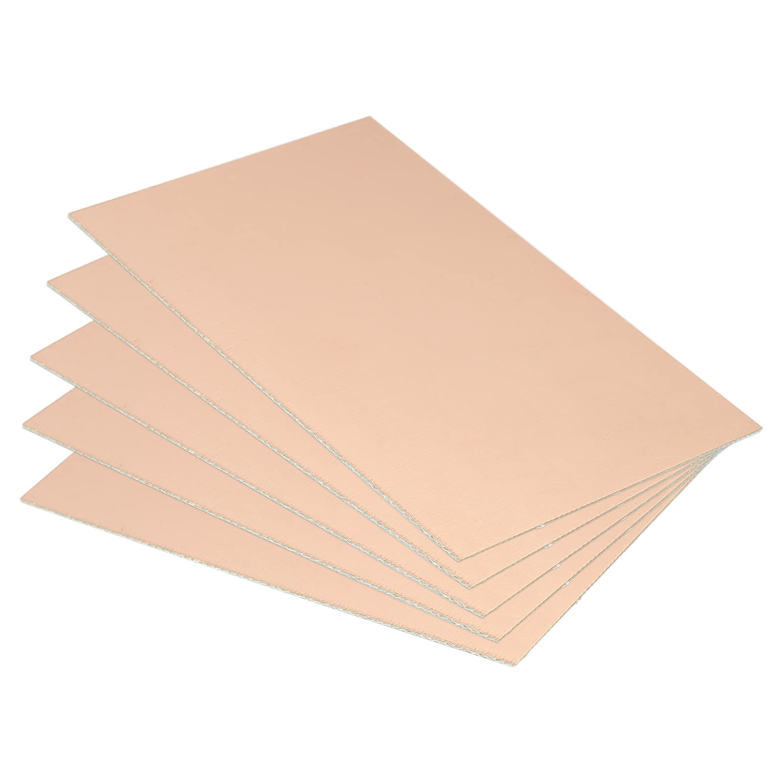 PATIKIL FR4 Single Side Copper Clad, 5 Pack 150 x 100 x 0.8mm PCB Laminate Circuit Board