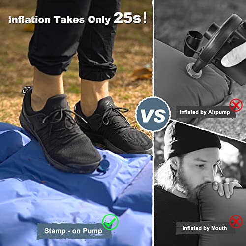 DEHUMI Sleeping Pad Ultralight Inflatable Sleeping Mat with Builtin