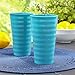 Splash 20-ounce Unbreakable Plastic Tumblers | set of 12 Teal