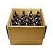 (12 Pack) 2 oz. Cobalt Boston Round with Black Glass Dropper
