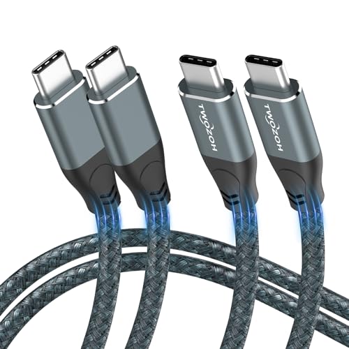Twozoh USB C Cable 4K 100W PD 20Gbps