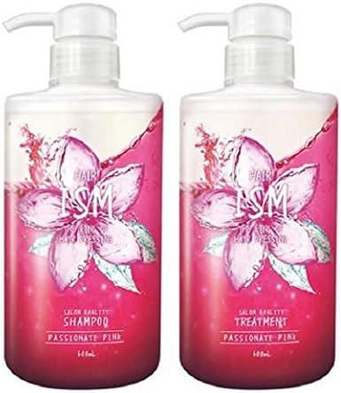 ISM Salon Quality Hair Care Shampoo Treatment Set, Passionate Pink