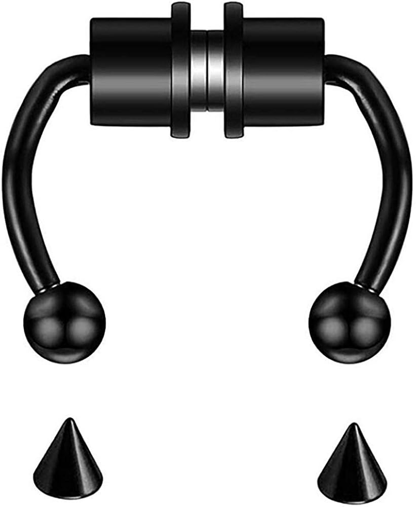 Goldenlight Fake Nose Ring,10mm Stainless Steel NonPierced