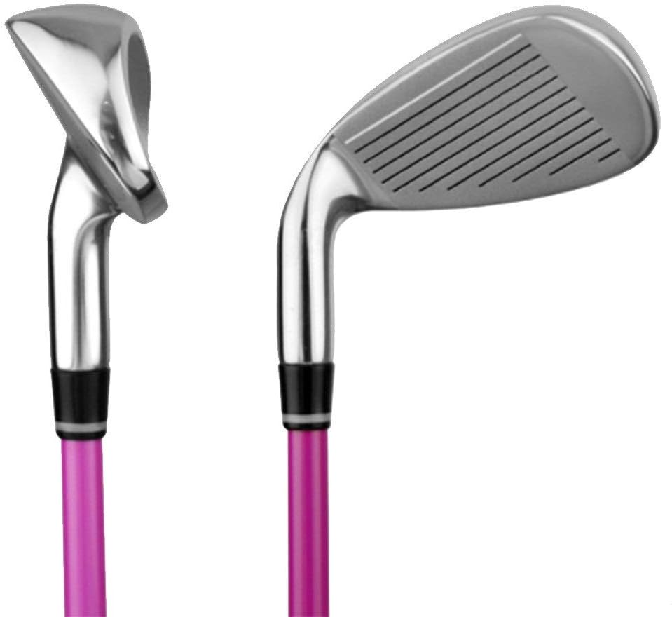 Zavddy Golf Putter Children Golf Putter Rod 7 Golf Practice Clubs With Good Rubber Grip For Girls Boys 3-5 Years Old,6-8 Years Old,9-12 Years Old Premium Grip (Color : 3-5Age-red, Size : Carbon rod)
