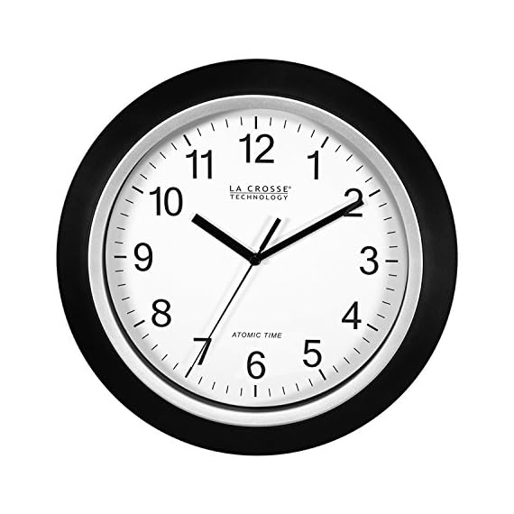 La Crosse Technology WT3102B 10Inch WWVB Selfset Analog Wall Clock
