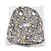 Finex My Neighbor Totoro Gray Canvas Japanese Comic Cartoon Casual Backpack with 15 inch Laptop Storage Compartment for College Student Daypack Travel Snack Sport Book Bag Gift